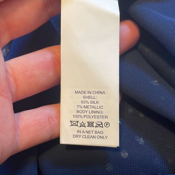 Kate Spade Night Sky Lurex Dot Mini Dress Silk - Picture 9 of 11